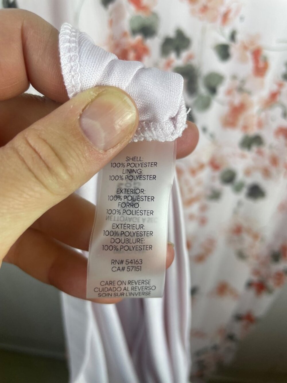 Calvin Klein Floral Maxi Dress With Flutter Sleeves Size 14 100% Polyester Pink - Picture 5 of 9
